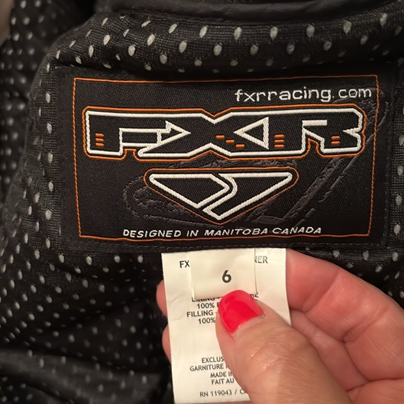 Ladies motorcycle jacket by FXRracing , excellent condition, size 6, XS -S - Picture 11 of 13